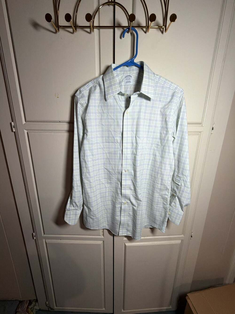 Brooks Brothers 1818 Non-Iron 100% American Supima Cotton Plaid